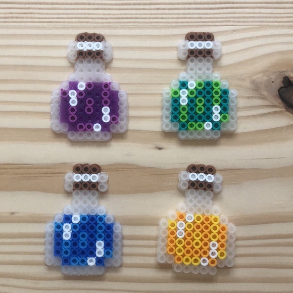 Accessories 4 Minecraft Perler Bead Potions Poshmark